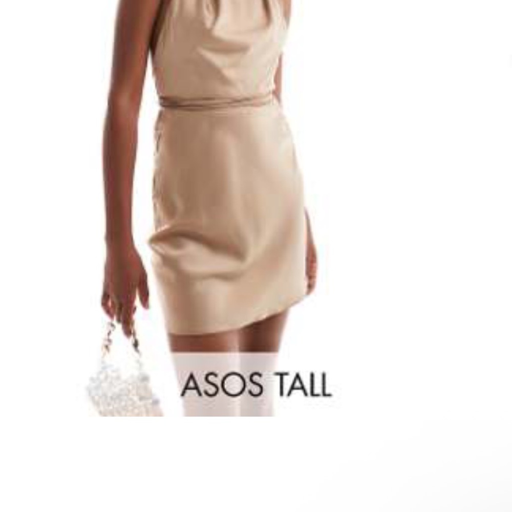 ASOS Strapless Tan Dress